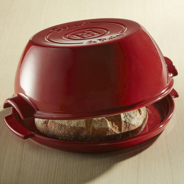 Emile Henry Round Bread Baker - Burgundy - 3