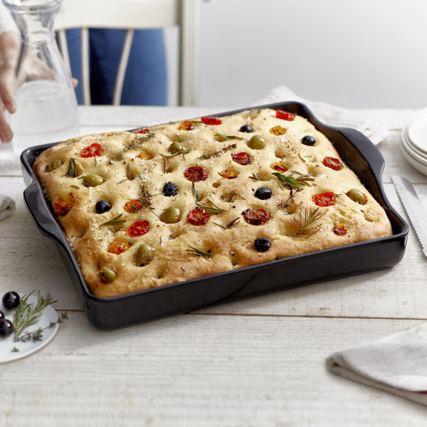 Emile Henry Focaccia Bread Baker - Charcoal - 3