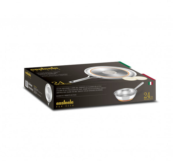 Essteele Stainless Steel Open French Skillet - 24cm - 2