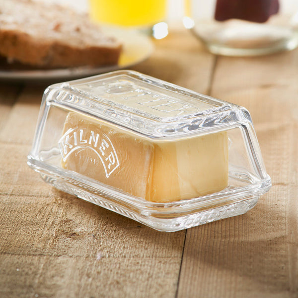 Kilner Glass Butter Dish And Lid - 1