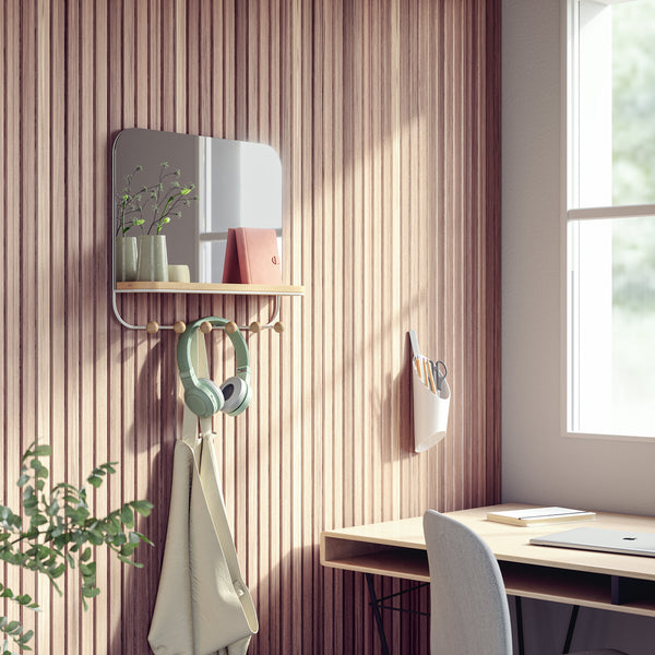 Umbra Estique Entryway Mirror - White - 2