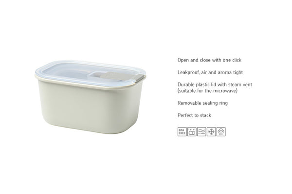 Mepal Easyclip Storage Food Container Nordic White - 450ml - 2