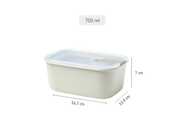 Mepal Easyclip Storage Food Container Nordic White - 700ml - 1