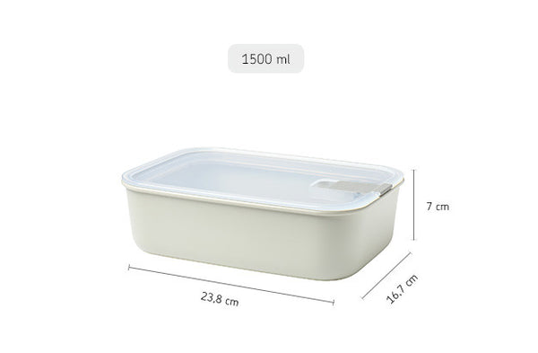 Mepal Easyclip Food Storage Container Nordic White - 1500ml - 1