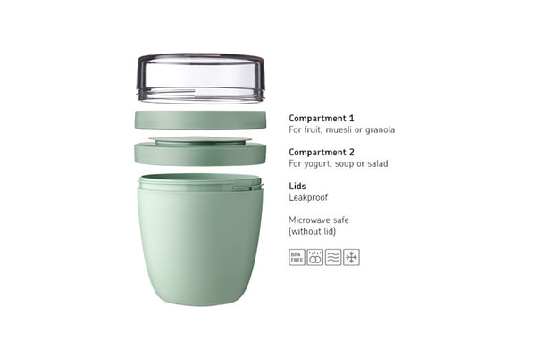Mepal Lunch Pot Ellipse Vivid Blue - 200ml - 3