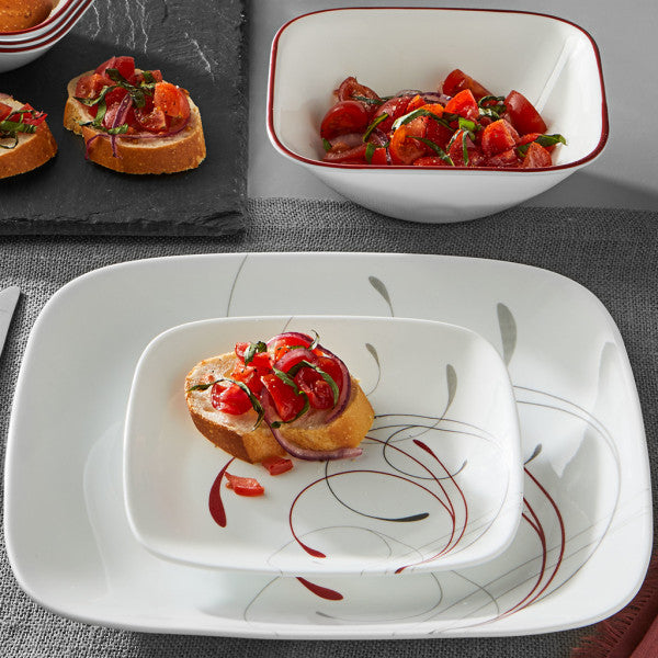 Corelle Splendor Vitrelle Glass Dinner Set - 12pc - 2