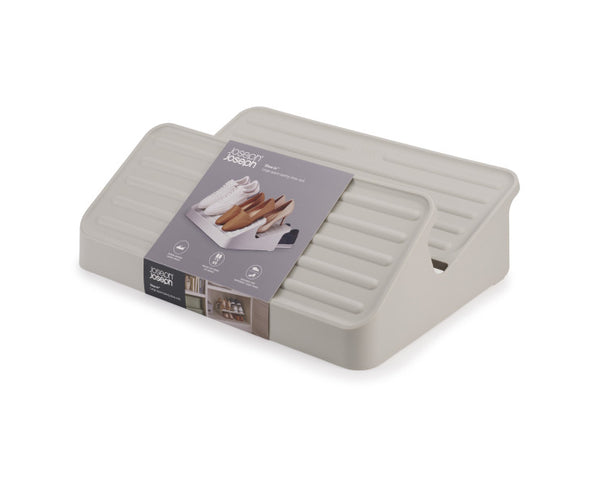 Joseph Joseph Shoe-In Large Space-saving Shoe Rack Polypropylene - Ecru - 1