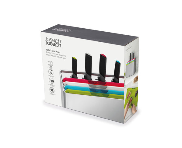 Joseph Joseph Folio Icon Plus Knife & Board Set - 8 Piece - 3