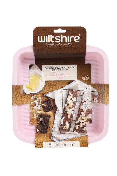Wiltshire Flexible Square Cake Pan - 1