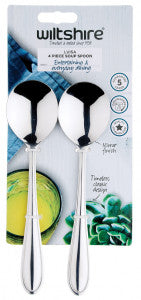 Wiltshire Luisa Stainless Steel Soup Spoons - 4 Piece - 1