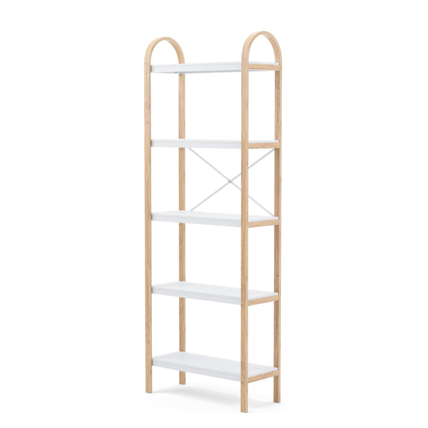 Umbra Bellwood Freestanding Shelf 5 Tier - White/Natural - 3