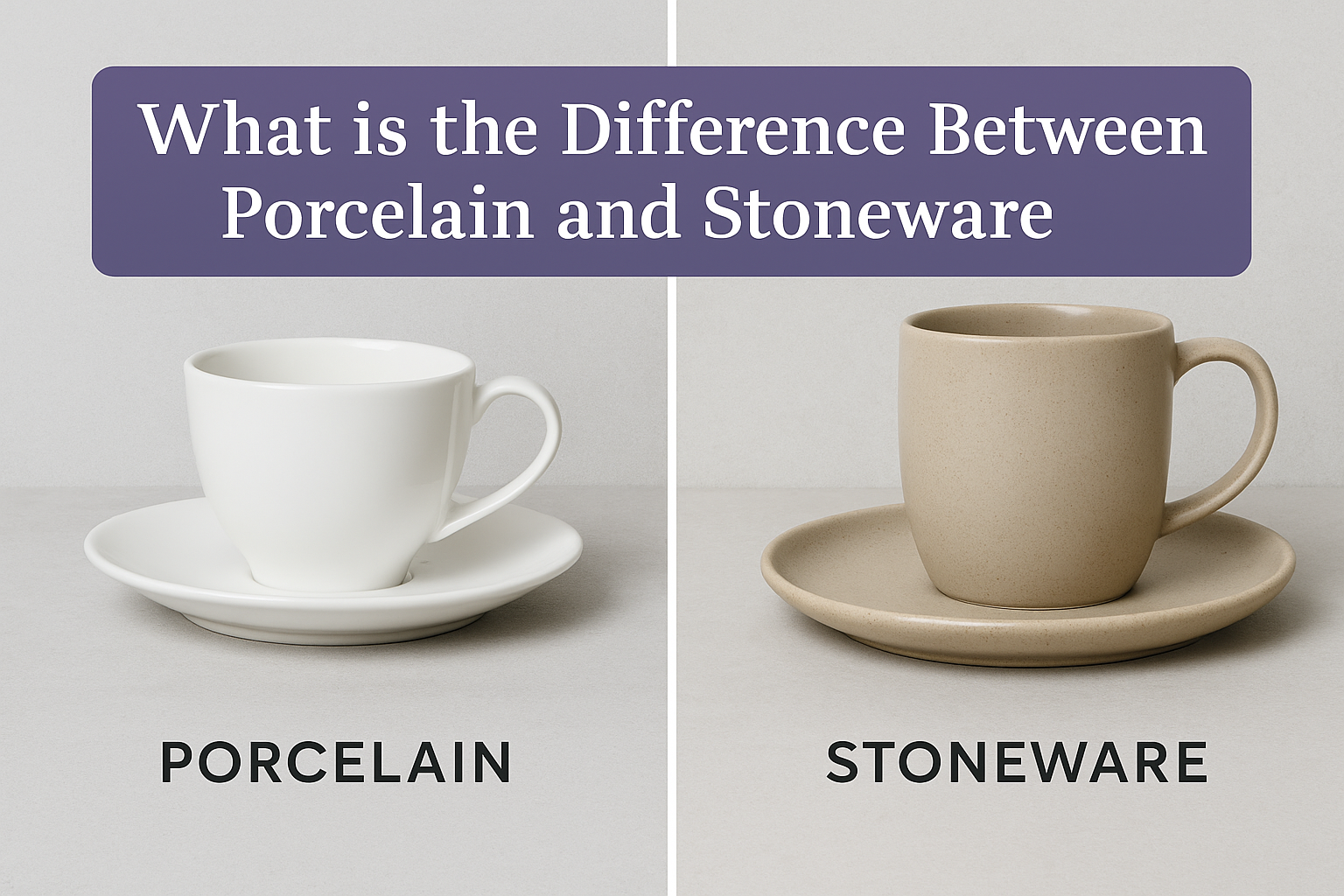 What is the difference between Porcelain and Stoneware? - The Living ...