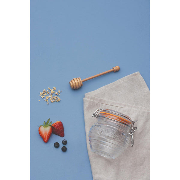 Kilner Honey Pot with Drizzler Spoon, 400ml - 3