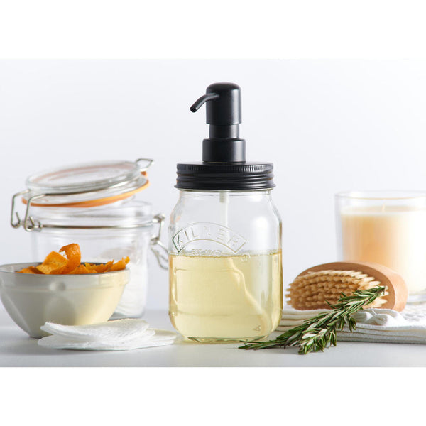 Kilner Liquid Soap and Hand Lotion Dispenser, 500ml - 3