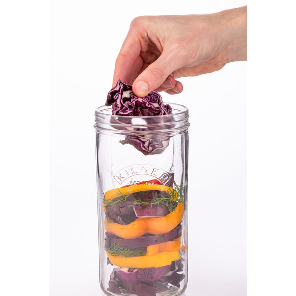 Kilner Wide Mouth Fermentation Set, 1 Litre - 1