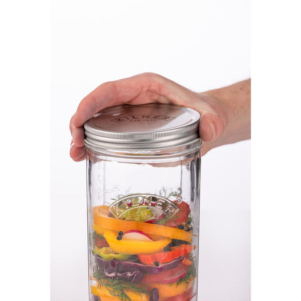 Kilner Wide Mouth Fermentation Set, 1 Litre - 2