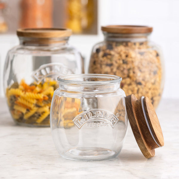 Kilner Universal Jar with Wooden Lid - 850ml - 2