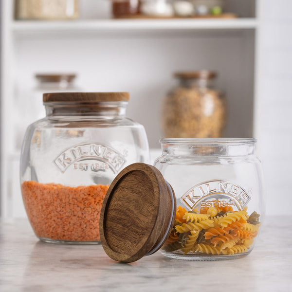Kilner Universal Jar with Wooden Lid - 2L - 1