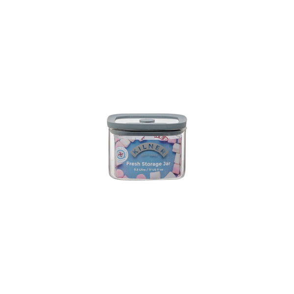 Kilner Fresh Storage 500ml Square Jar - 1