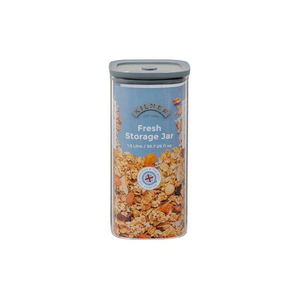 Kilner Fresh Storage 1.5L Square Jar - 1