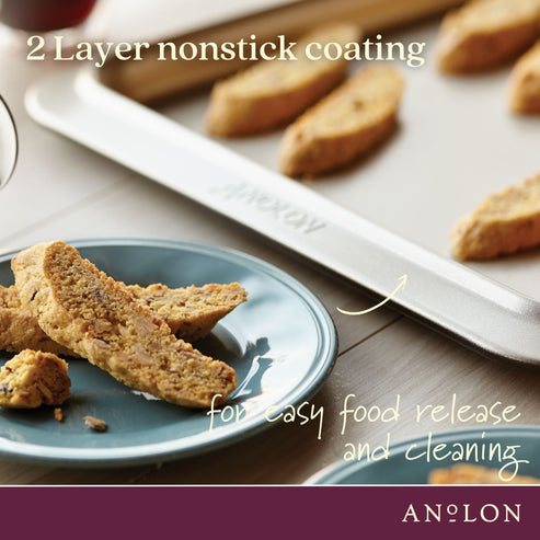 Anolon Ceramic Reinforced Medium Baking Tray 25cm x 38cm - 3