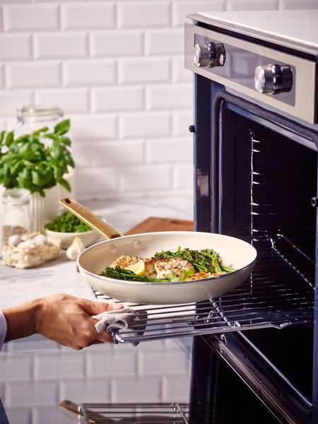 GreenPan Padova 2 Piece PFAS Free Frypan 26/30cm Cream - 2