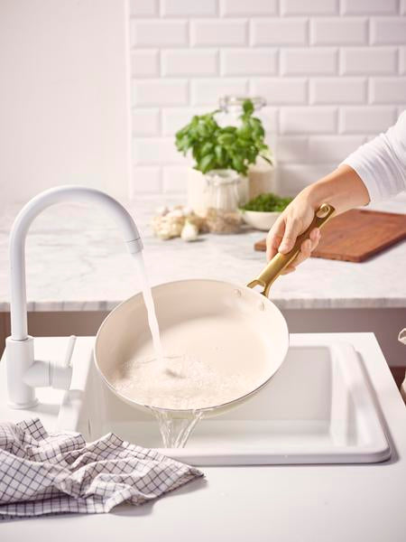 GreenPan Padova 2 Piece PFAS Free Frypan 26/30cm Cream - 3
