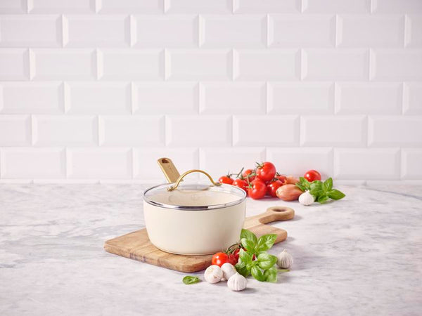 GreenPan Padova PFAS Free Saucepan 18cm/2.01L Cream - 3