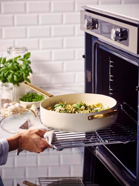 GreenPan Padova PFAS Free Saute Pan 28cm/3.6L Cream - 3