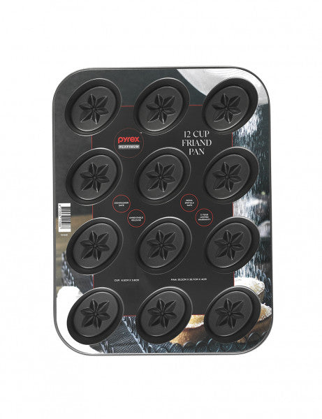 Pyrex Platinum Friand Pan - 12 Cup Capacity - 1