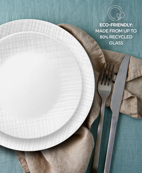 Corelle Linen Weave 12pc Dinnerware Set - 1