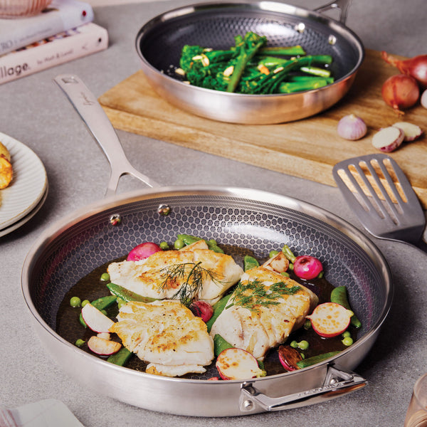 Pyrolux Pyrohex Fry Pan With Helper Handle 32cm - 1