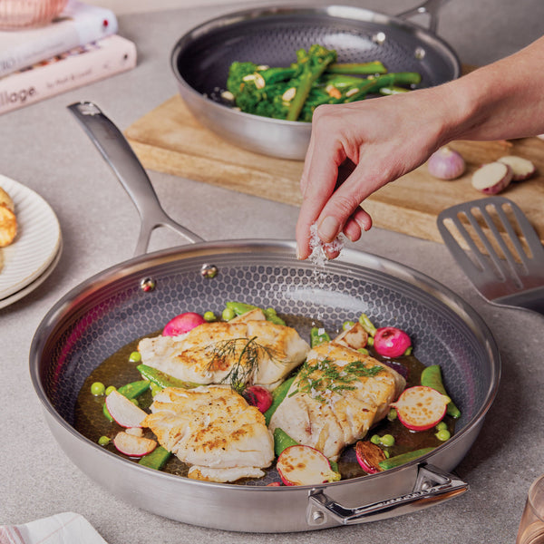 Pyrolux Pyrohex 2 Piece Fry Pan Set 26cm & 32cm/w Handle - 3