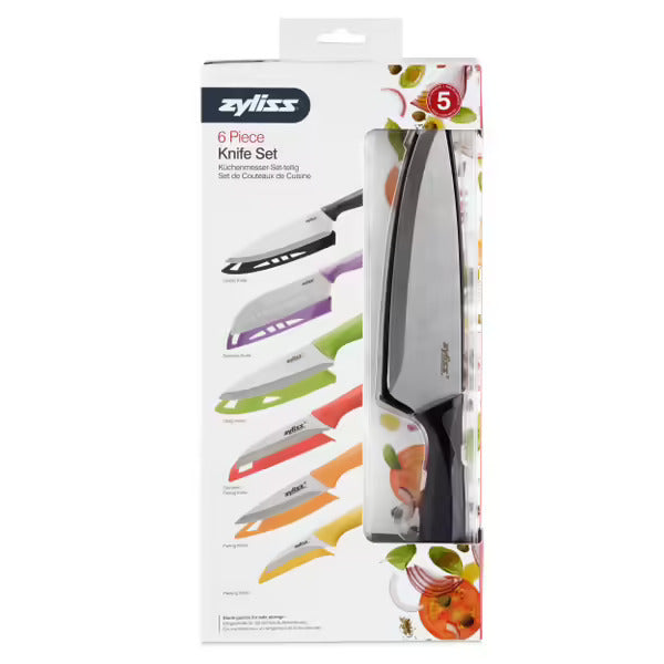 Zyliss Stainless Steel Knife Set Multi Color - 1