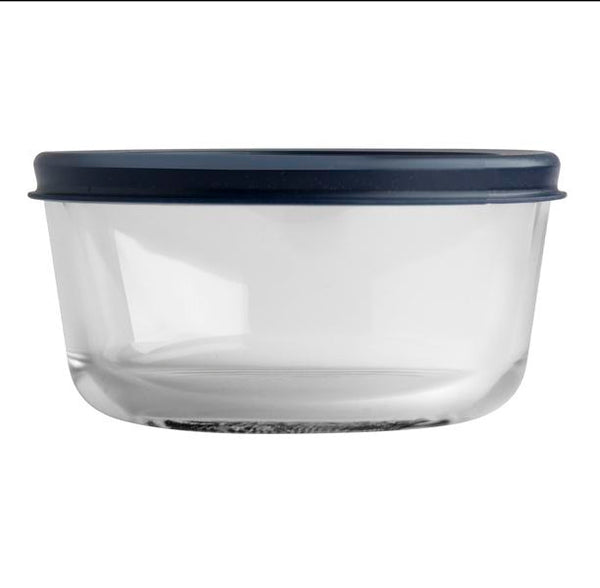 Pyrex Simply Store 2 Cup Round Blue Lid - 2
