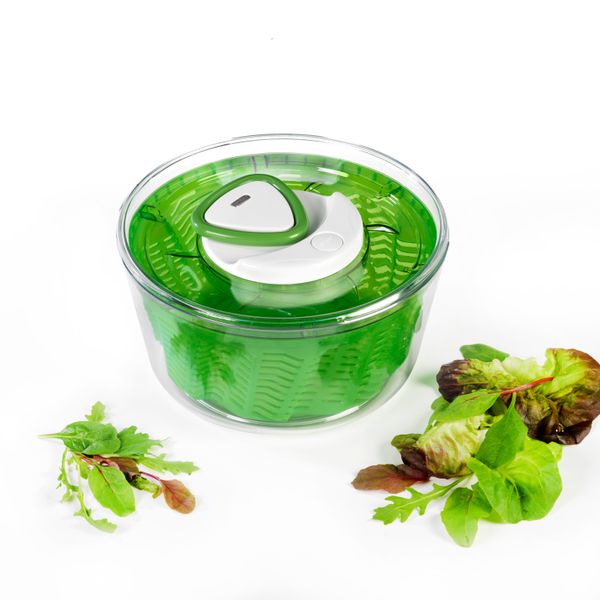 Zyliss Easy Spin 2 Small Salad Spinner Green - 1