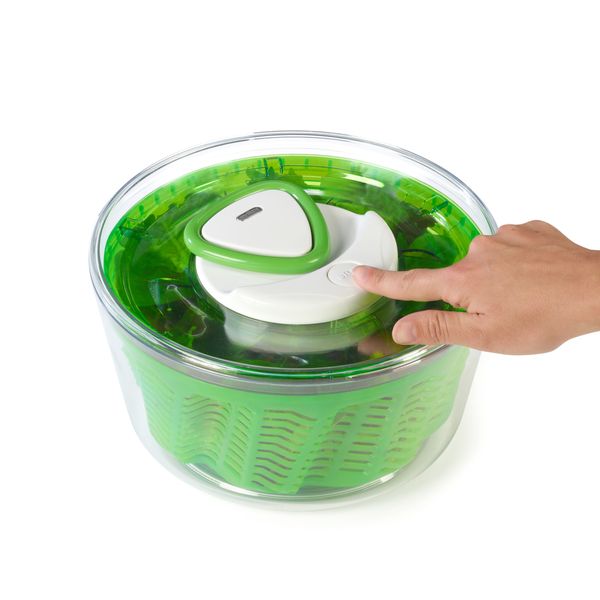 Zyliss Easy Spin 2 Large Salad Spinner Green - 2