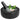 Avanti Low Profile Mortar And Pestle Black – 20cm