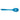 Avanti Slotted Spoon Blue Silicone - 28cm