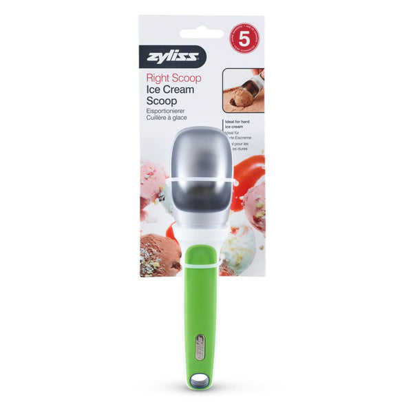 Zyliss Right Scoop Ice Cream Scoop - Assorted Colours Blue Red and Green - 2