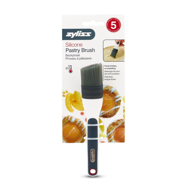 Zyliss Silicone Pastry Brush - White and Charcoal - 2