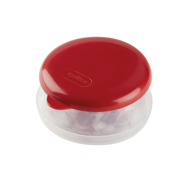 Zyliss Classic Food Chopper with Lid - White, Red, and Clear - 2