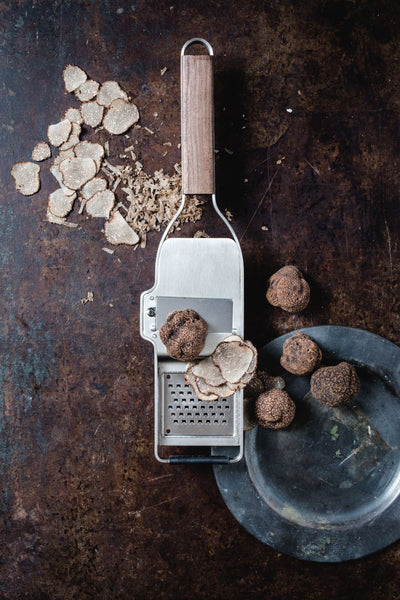 Microplane Master Series - 2 in 1 Truffle Slicer Material Stainless Steel and Walnut wood - 3