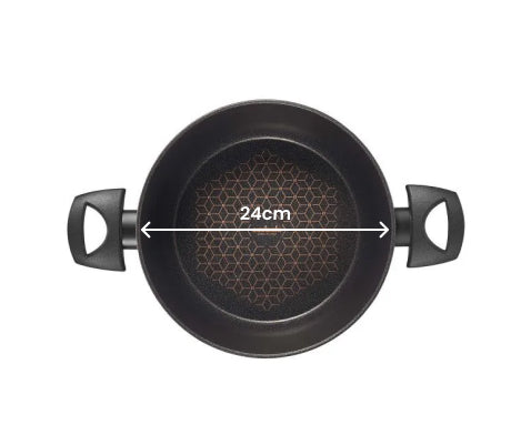 Essteele Per Salute Nonstick Covered Casserole - 24cm/4.5L - 1
