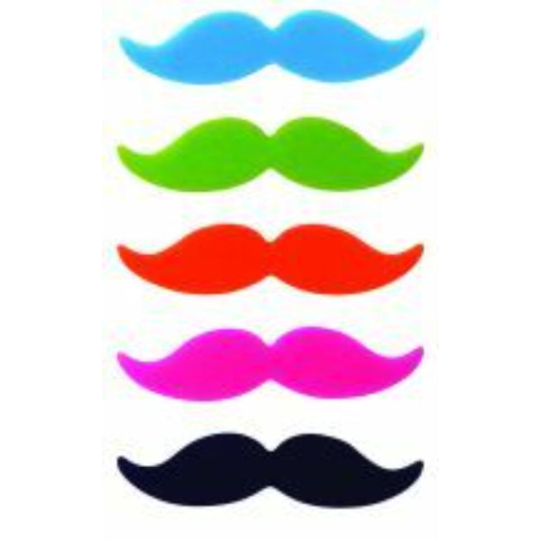 Avanti Moustache Glass Markers Made of 100% Silicone – Set Of 8 - 1