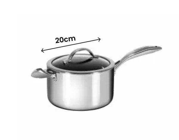 Scanpan HaptIQ Stainless Steel Saucepan -  20cm/3.5L - 2