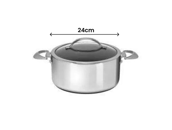 Scanpan HaptIQ Stainless Steel Dutch Oven  -  24cm/4.8L - 1