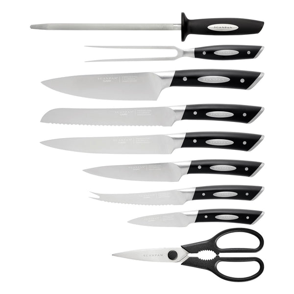 Scanpan Classic Knife Block Set German - 10 Piece - 1