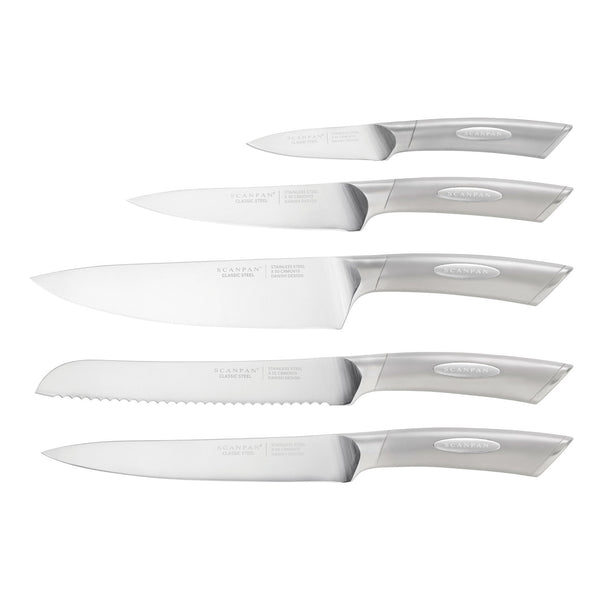 Scanpan Classic Steel Knife Block Set - 6 Piece - 1