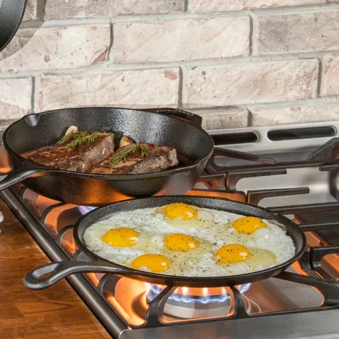 Lodge Round Cast Iron Induction Griddle - 26cm - 1